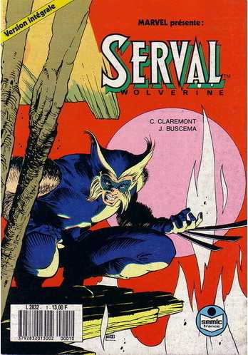 Une Couverture de la Série Serval Wolverine